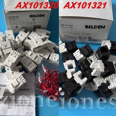 24PCS Belden AX101321 AX101320 Category6A 8Position KeyConnect RJ45 Jack Module