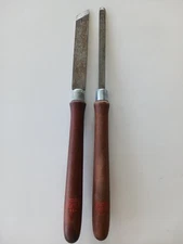 2 Disston Porter USA Woodworking Tools Lathe Chisels