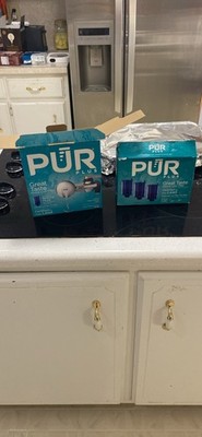PUR PFM400HV4 Advanced Faucet Filtration System - Chrome + 2 NEW FILTERS