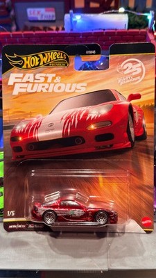 Chase! Hot Wheels 1995 Mazda RX7 Chrome Red 2026 Fast & Furious 25th Anniversary