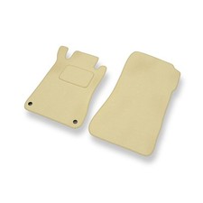 Fußmatten Velours für Mercedes-Benz C Klasse W203 (2000-2007) Automatten BeigeP