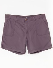Lee Damen Mid Rise Regular Fit Bermuda Shorts US 20 3XL W40 Grau Baumwolle BS05