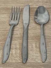 Marcrest MCM Stainless Atomic Star Citation Starburst 3 Pieces