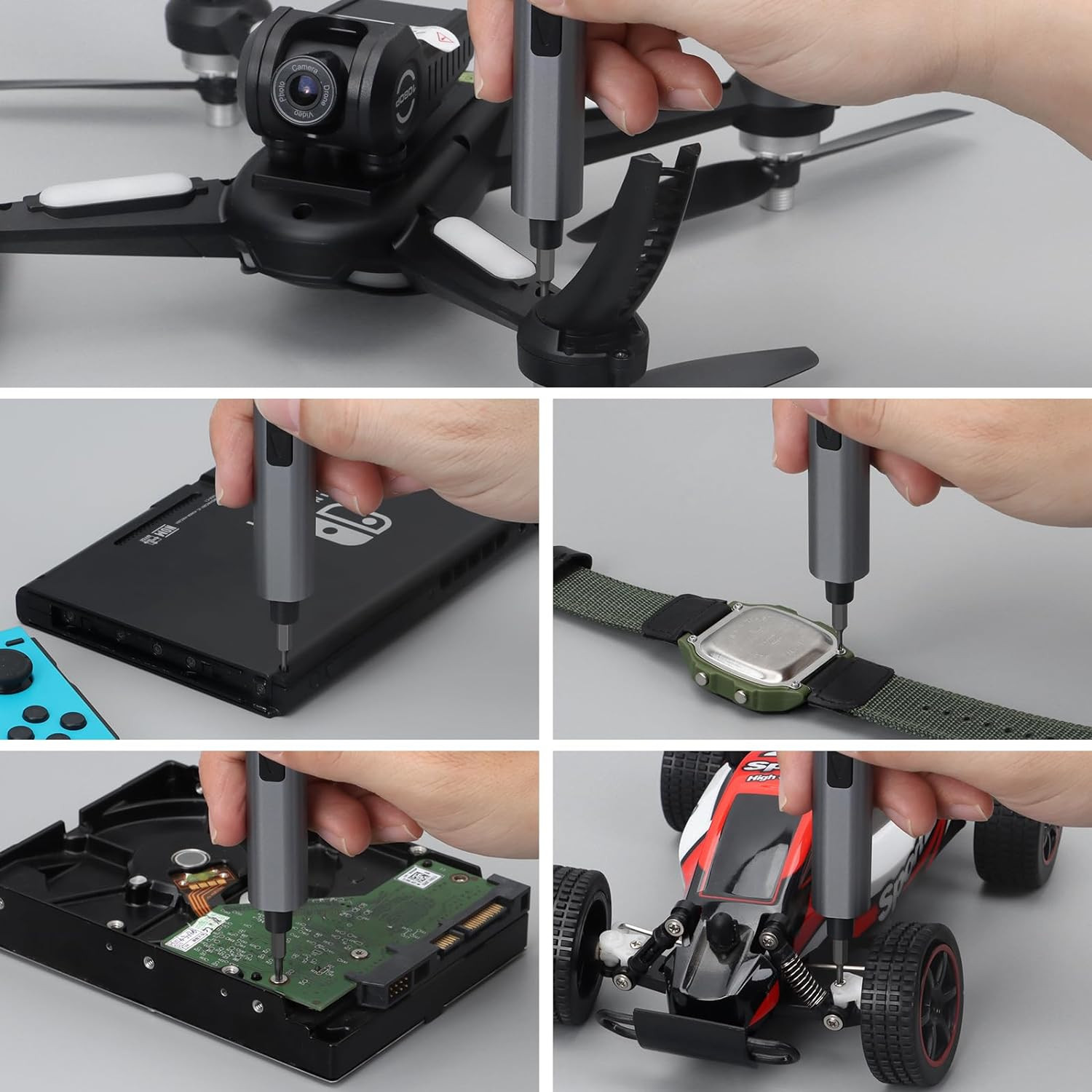 Mini Electric Screwdriver, 29 in 1 Small Electric Screw Driver Kit with 24 Magne