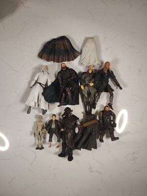 Lord of The Rings Marvel LOT of 8 figures LOR 2002 + Extras