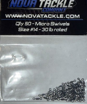 Nova Tackle SSH Micro Swivel - Size 14 - 30lb Break Strength 