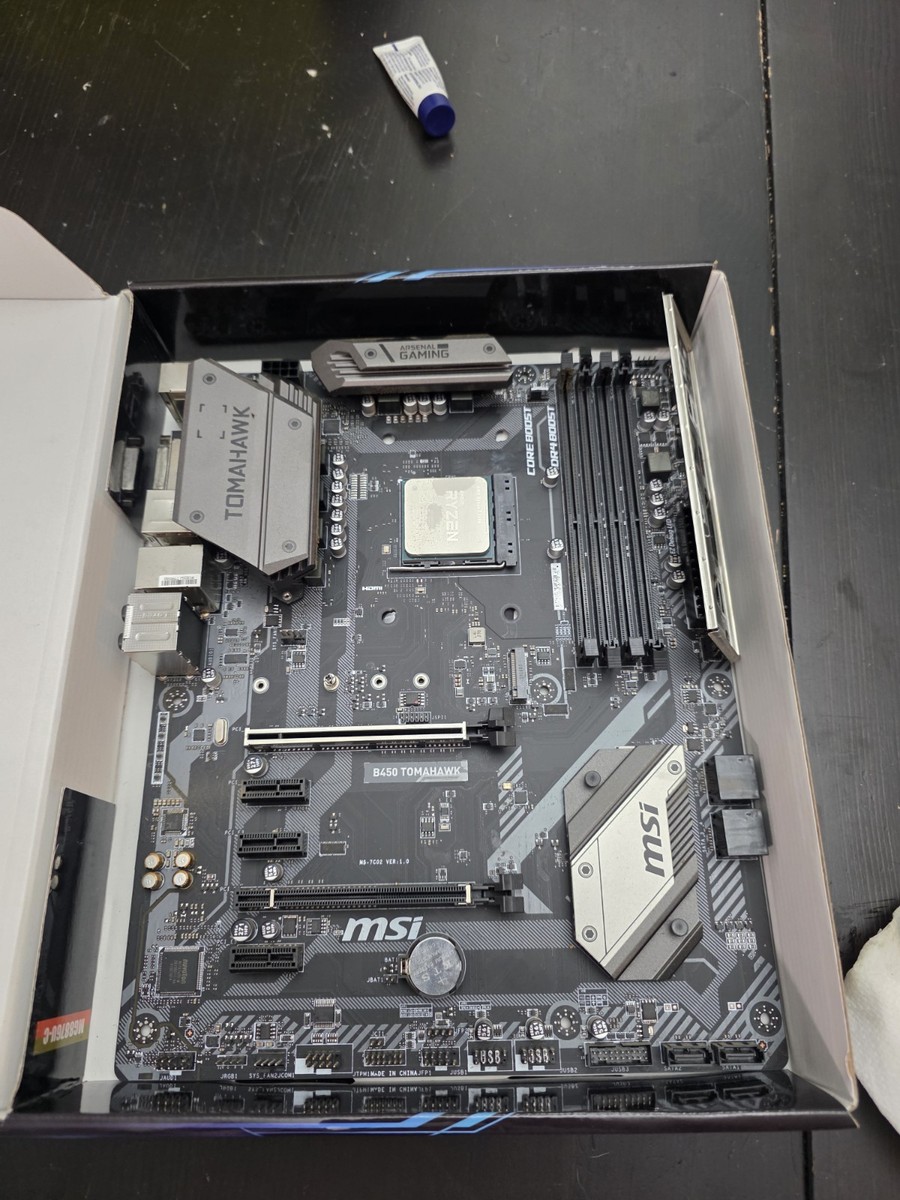 MSI B450 TOMAHAWK Motherboard & AMD Ryzen 5 3600 CPU DDR4 Gaming