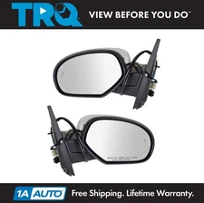 TRQ Mirror Power Folding Heated Signal Memory Chrome Set for GM Pickup