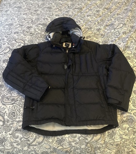 Gap Thick Black Coat Jacket Ski Thermal Size Small Super Warm Utility Pockets