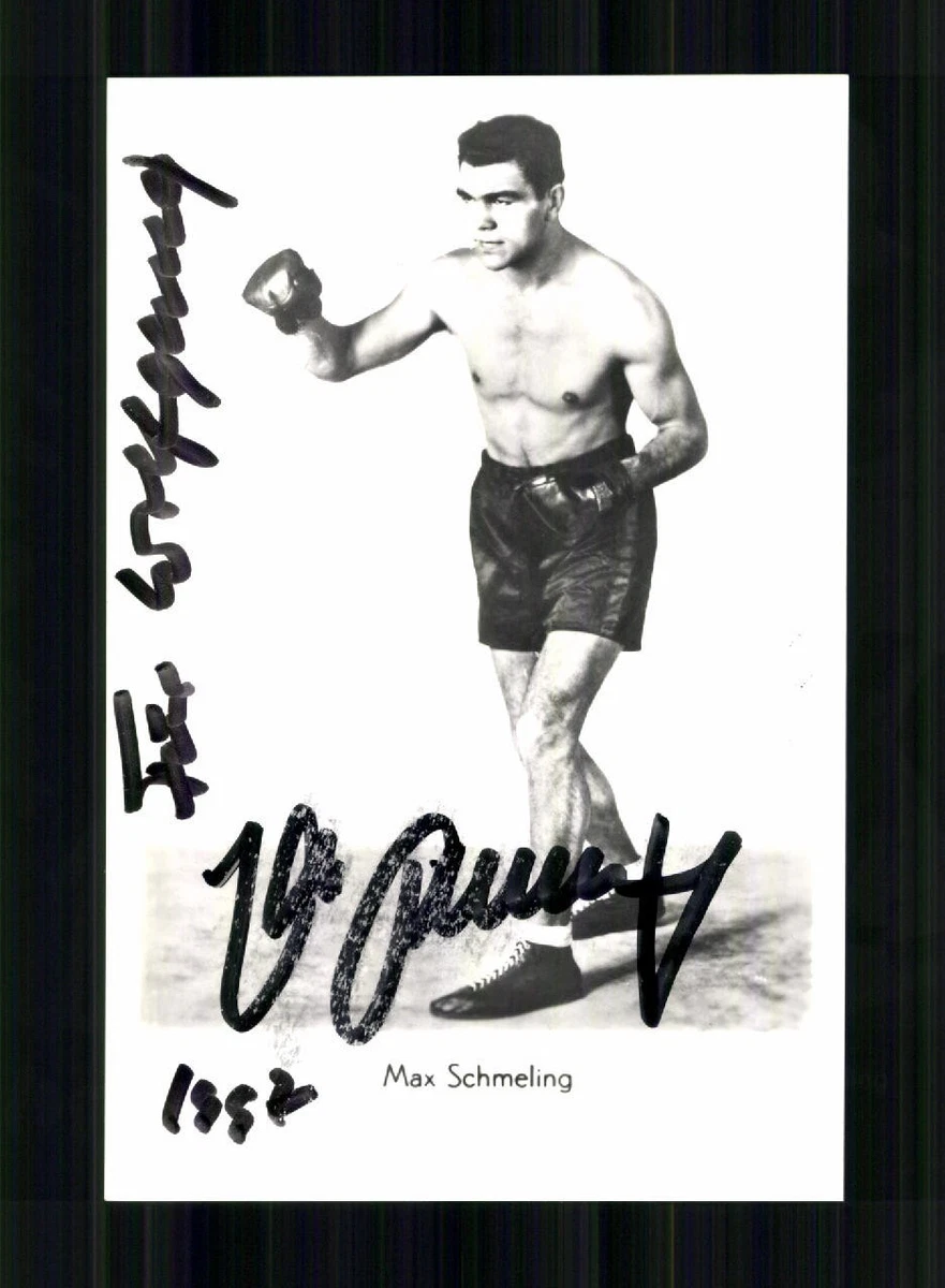 Max Schmeling - Carte Autographe Originale Signée - Boxe - Collectionneur - Allemagne