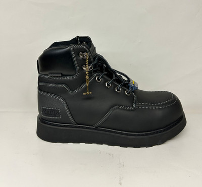 Smiths Steel Toe Work Boot SA725060 Barrington Mens Black New In Box
