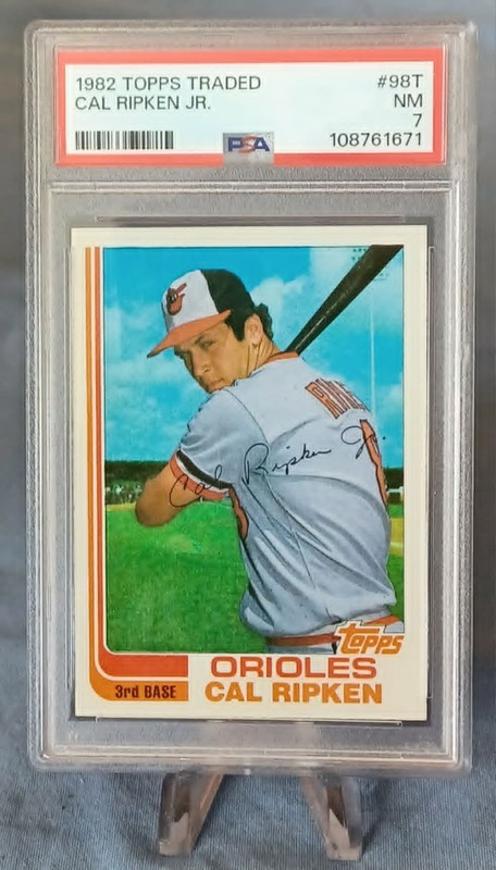 Ripken 98T - Topps 1982 Traded PSA 7 - Baltimore Orioles Hall of Famer IRON MAN