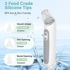 Electric Nose Cleaner Baby Nasal Aspirator Vacuum Suction Rechargeable