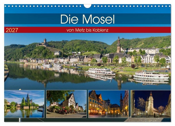 Calendar 2027 · US Version · The Moselle From Metz To Koblenz (Wall Calendar 202-image