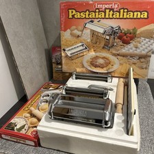 Imperia Pastaia Italiana Pasta Maker Machine Kit  Boxed Made in Italy 