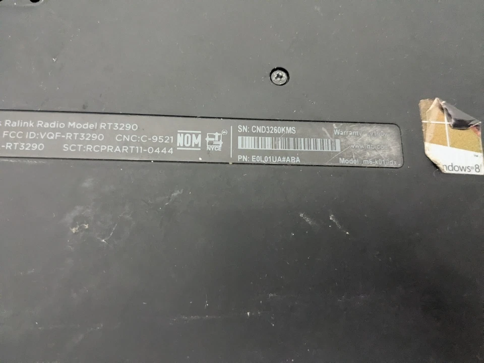 HP m6-k010dx ( E0L01UA ) ENVY Sleekbook - Image 3 of 3