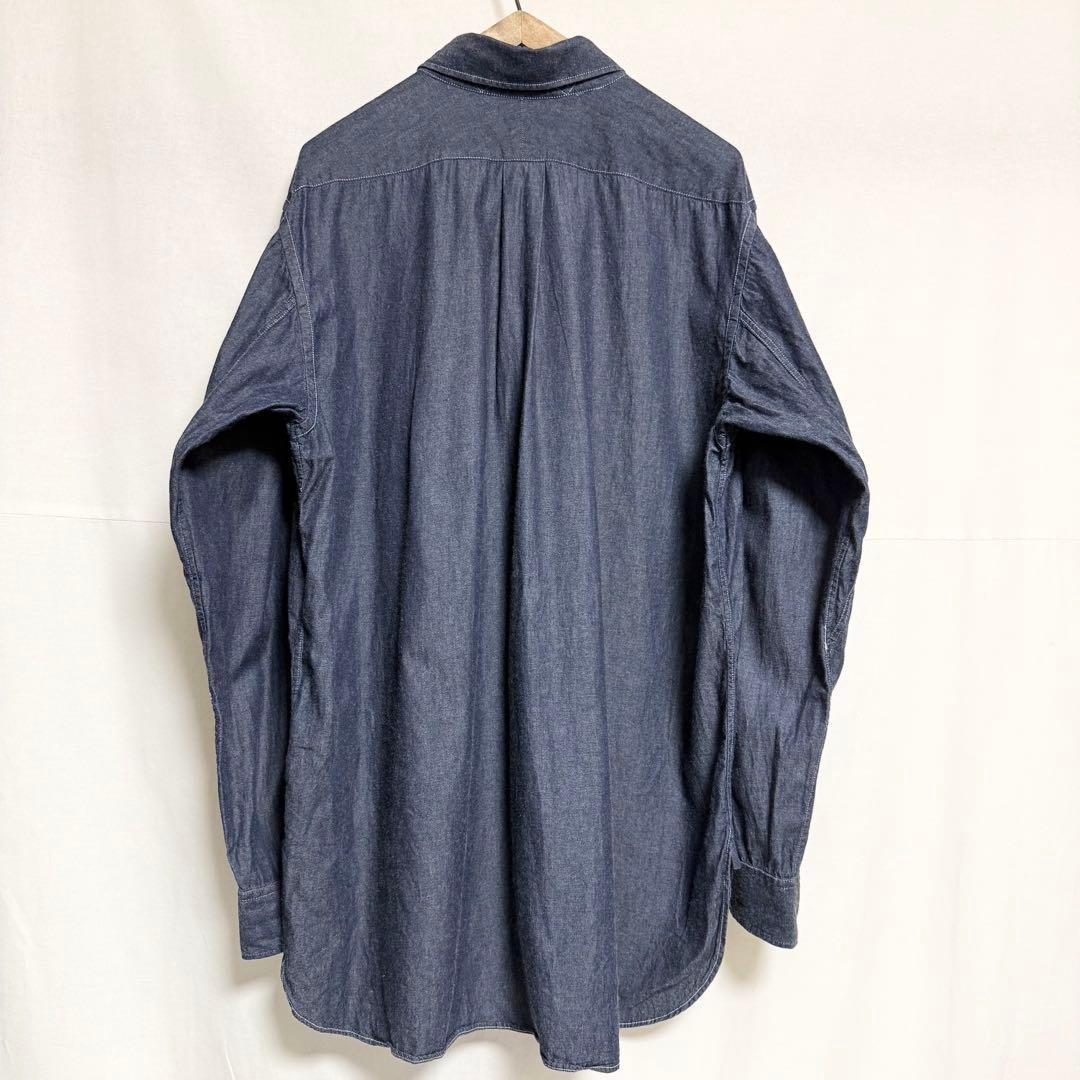 L Size ENGINEERED GARMENTS Button Down Denim Shirt - image 6