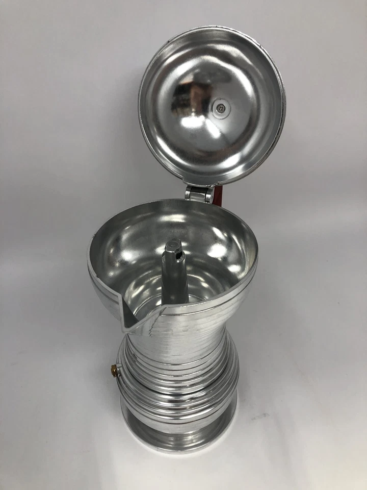 Alessi MDL02/6 R Pulcina Estufa Superior Cafetera Espresso 6 Tazas en Aluminio... Foto 3 de 4