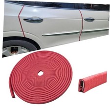 33Ft 10M Car Door Edge Guards, Car Door Edge Protector, No Glue 10 Meters Red
