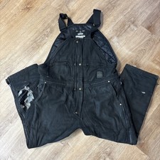 RefrigiWear Men  s Canvas Insulated Bibs Chest 46  Waist 44  Inseam 25  Please Read