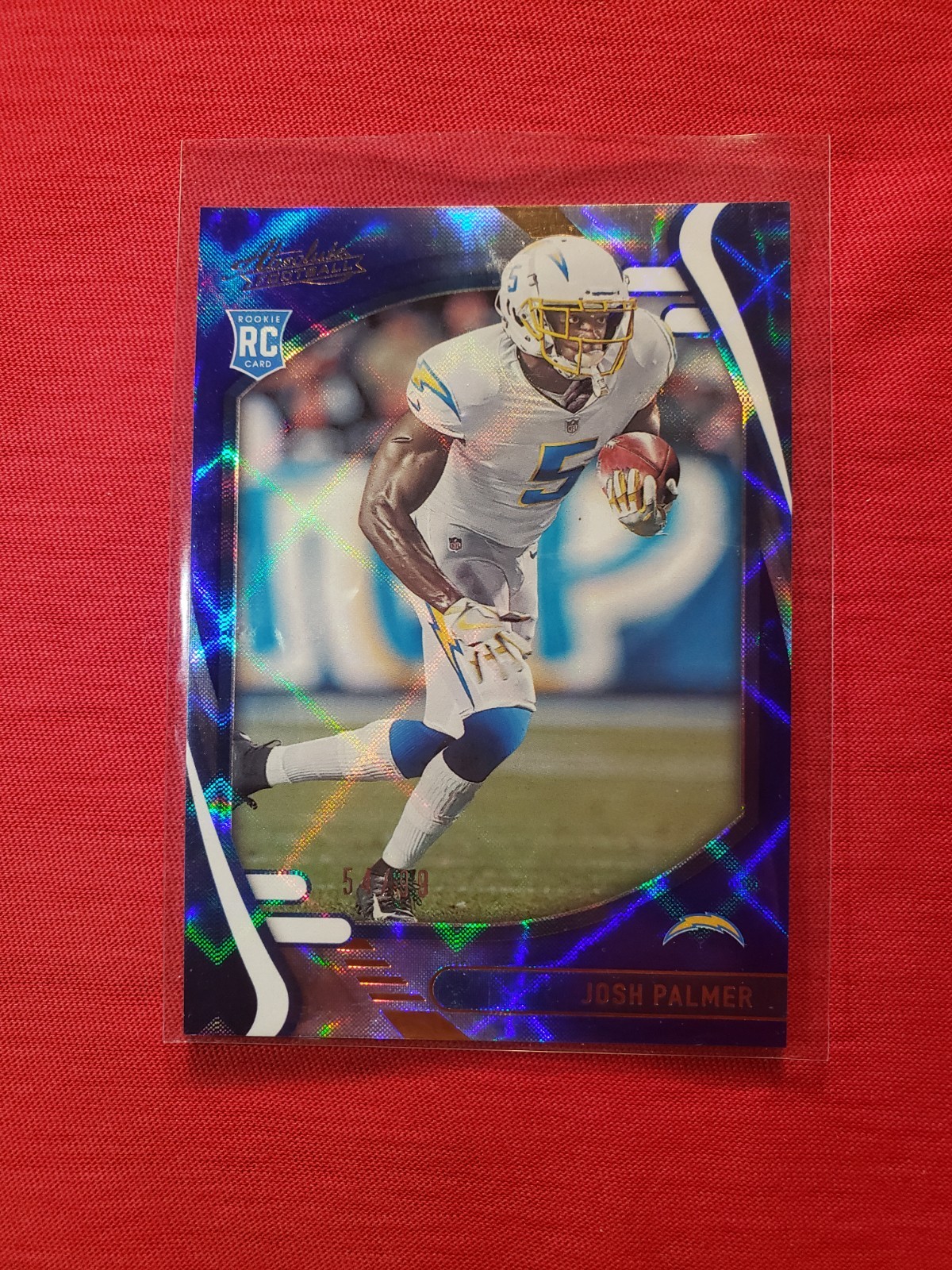 Josh Palmer Panini Absolute #124 Blue Diamond