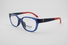 NEW POLO RALPH LAUREN KIDS PP 8551U 5716 BLUE RED AUTHENTIC EYEGLASSES 47-16