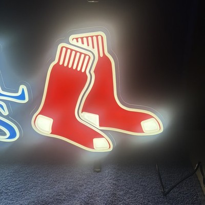 BOSTON RED SOX SAM ADAMS BEER LIGHT UP LED SIGN 25