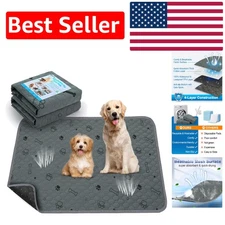 36" x 48" Reusable Puppy Training Pads - Non-Slip, 2-Pack Convenience