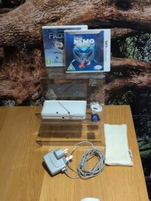 Nintendo 3DS White Console Bundle Charger 2 Games SD Card B349