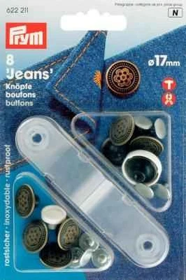 PRYM Jeansknöpfe 17 mm altmessing - Bild 1 von 2