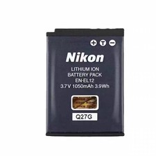 Nikon OEM EN-EL12 Battery For Coolpix S70,S80, S1000,S1100 S9900, S9700, AW120,
