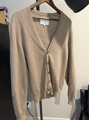 トップス maison margiera elbow patch cardigan S Elbow patch wool cardigan