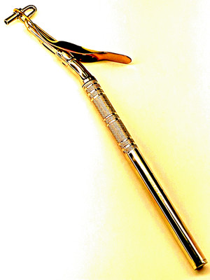 Set of 3 Amalgam Carriers, Single End, Lever Type, 2.0mm Angled Tip (GP Point)