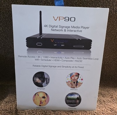 Videotel VP90 4K Digital Signage Media Player Industrial Interactive
