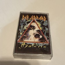 Def Leppard Hysteria Cassette tape - 1987 - PolyGram Records Vintage Def Leppard