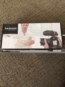 Saramonic CamMic Camera Mount Shotgun Microphone for DSLR Cameras PRO SEALED BOX