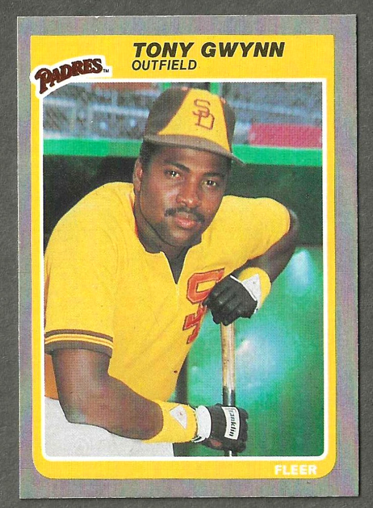 1985 Fleer #34 Tony Gwynn San Diego Padres