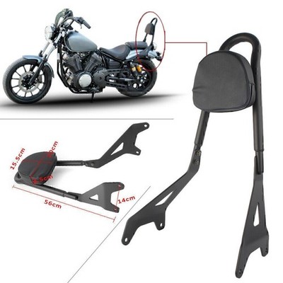 Schwarz Passagier Rückenlehnen Sissybars für Yamaha Bolt XV950 XVS950 2014-2017