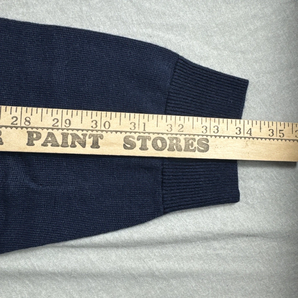 Cutter Buck Merino Wool Pullover Mens 2XB Sweatshirt 1/4 Zip Sweater Blue NWD - Image 4 of 4