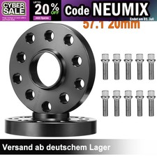 Spurplatten Spurverbreiterung Distanzscheibe Ø57,1 5x112 40mm 2x20mm Für VW Audi