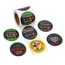 These colorful stickers are a great addition to your Hispanic Heritage Month cel