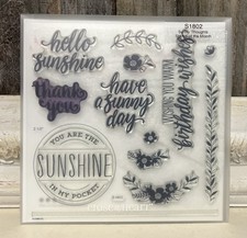 CTMH, SUNNY THOUGHTS Stamp Set S1802 Close To My Heart