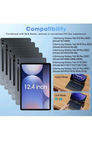 ORDA for Samsung Galaxy Tab S10+ Plus/S9+ Plus/S9 FE+ Plus/S8+ Plus/S7+ Plus/S7 - Bild 2 von 7