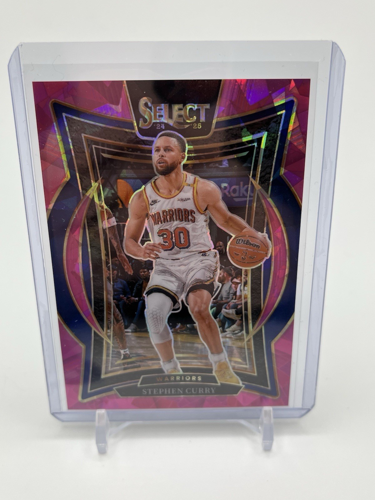 2024-25 Select Concourse 7 Stephen Curry Pink Cracked Ice /99 Warriors