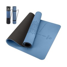 Yoga Mat Non Slip TPE Extra Wide Yoga Mat with Alignment Mark, 72"L... Fast Ship