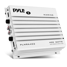 Pyle Hydra Marine 400W 4-Channel Amplifier - Waterproof with Dual MOSFET Power S