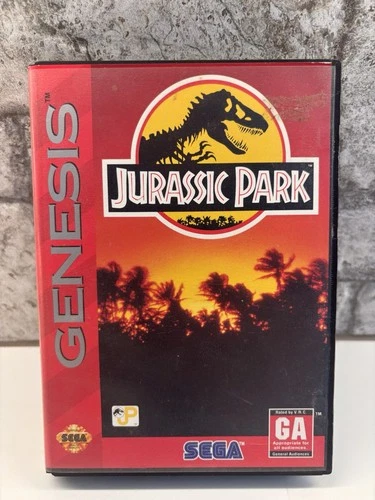 New ListingJurassic Park - Sega Genesis - Authentic - In Box w/No Manual - NTSC/US Tested