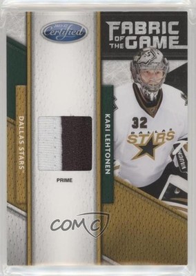 2011-12 Certified Fabric of the Game Materials Prime 7/25 Kari Lehtonen #45 01qm
