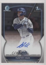 2023 Bowman Draft Chrome Prospect Auto Hunter Haas #CDA-HHA Auto g0d