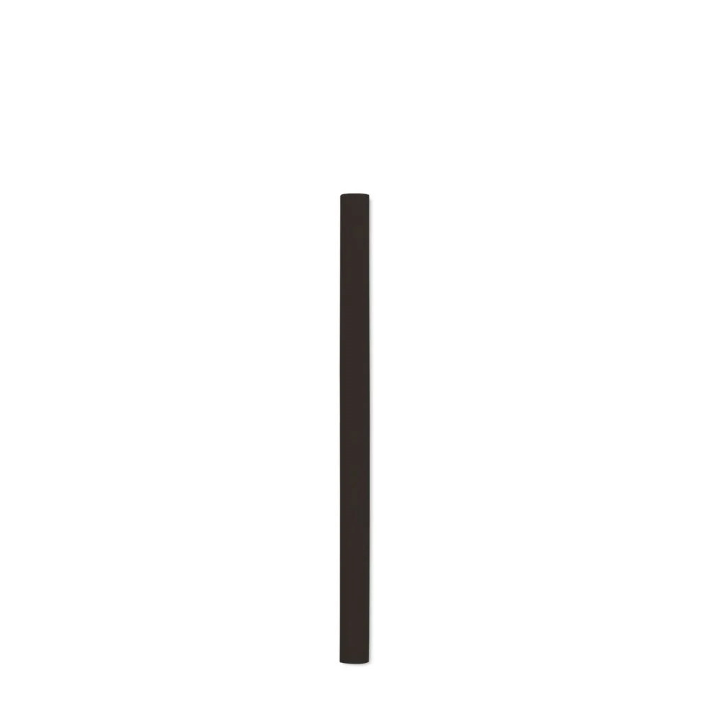 Pailles en polypropylène dur noires pour vos cocktails et fêtes de 15,6cm